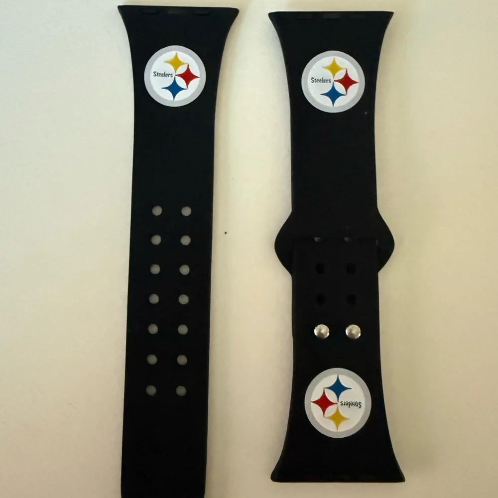 Pittsburgh Steelers Silicone Apple Watch Band